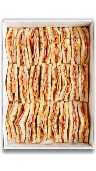 Мини-сэндвичи с сыром и ветчиной — доставка боксов Нижний Новгород