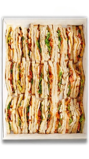 Мини-сэндвичи с цыпленком и помидорами — доставка боксов Нижний Новгород