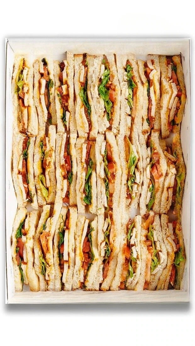 Мини-сэндвичи с цыпленком и помидорами — доставка боксов Нижний Новгород