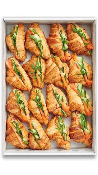 Сет мини-круассанов с семгой — доставка боксов Нижний Новгород