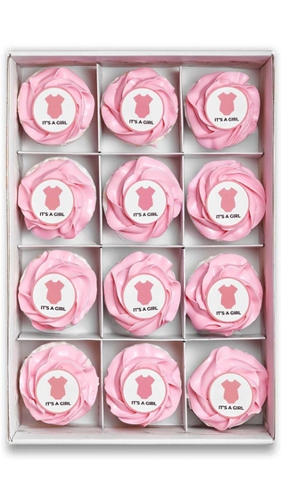 Сет розовых капкейков — доставка боксов Нижний Новгород