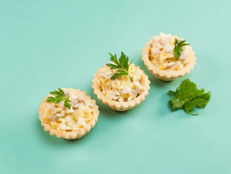 Тарталетки с яйцом и курицей — доставка боксов Нижний Новгород