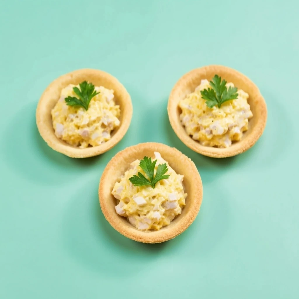 Тарталетки с яйцом и курицей — кейтеринг Нижний Новгород