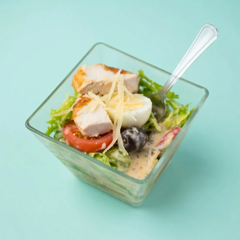 Салат Цезарь с курицей (порция) — доставка боксов Нижний Новгород