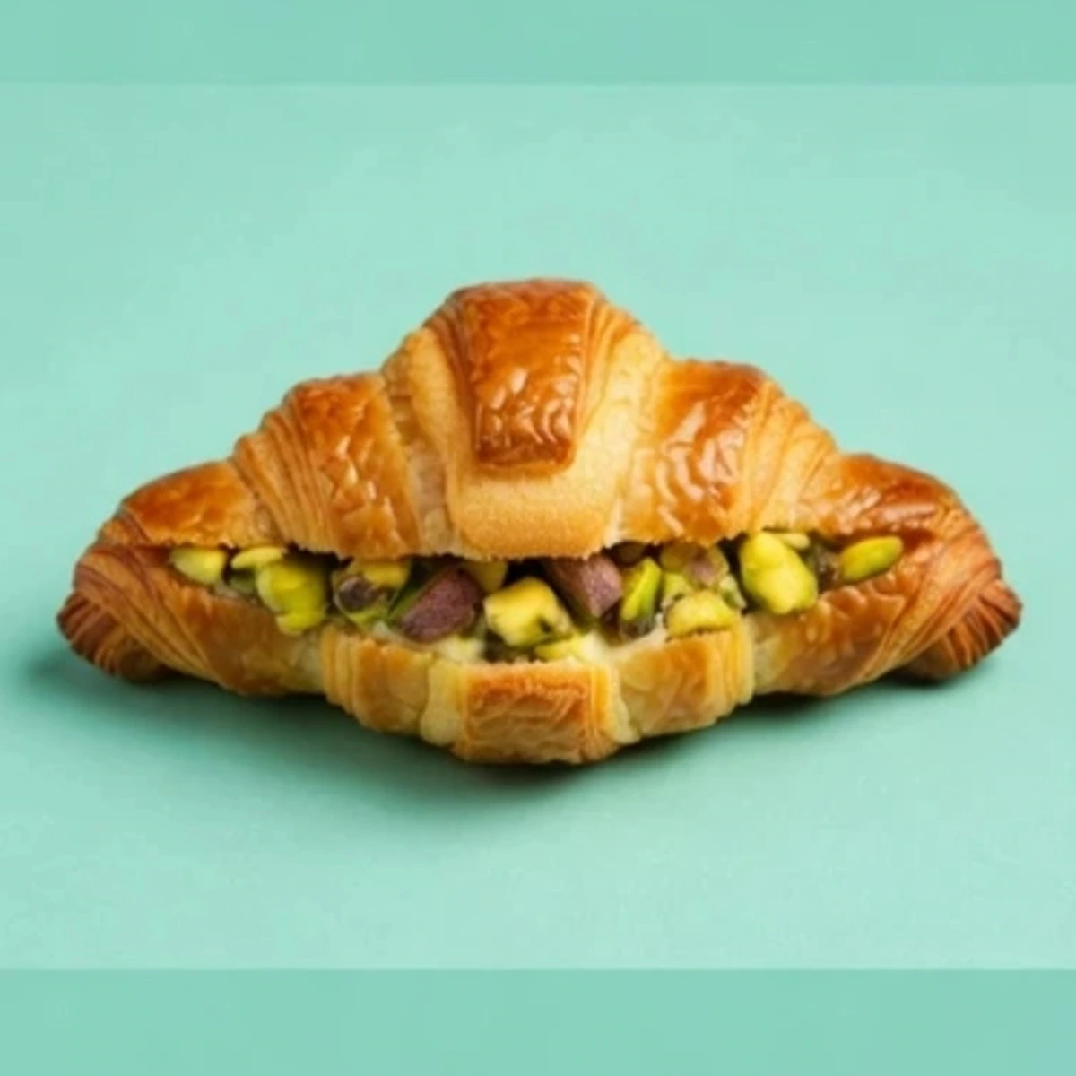 Мини-круассан с фисташковым кремом