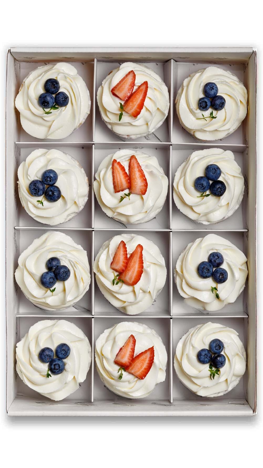 Сет шоколадных капкейков