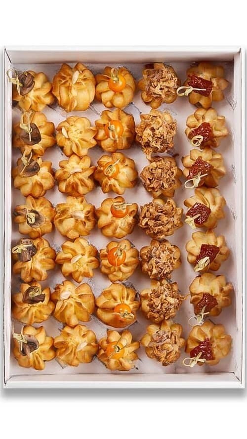 Сет мини-профитролей