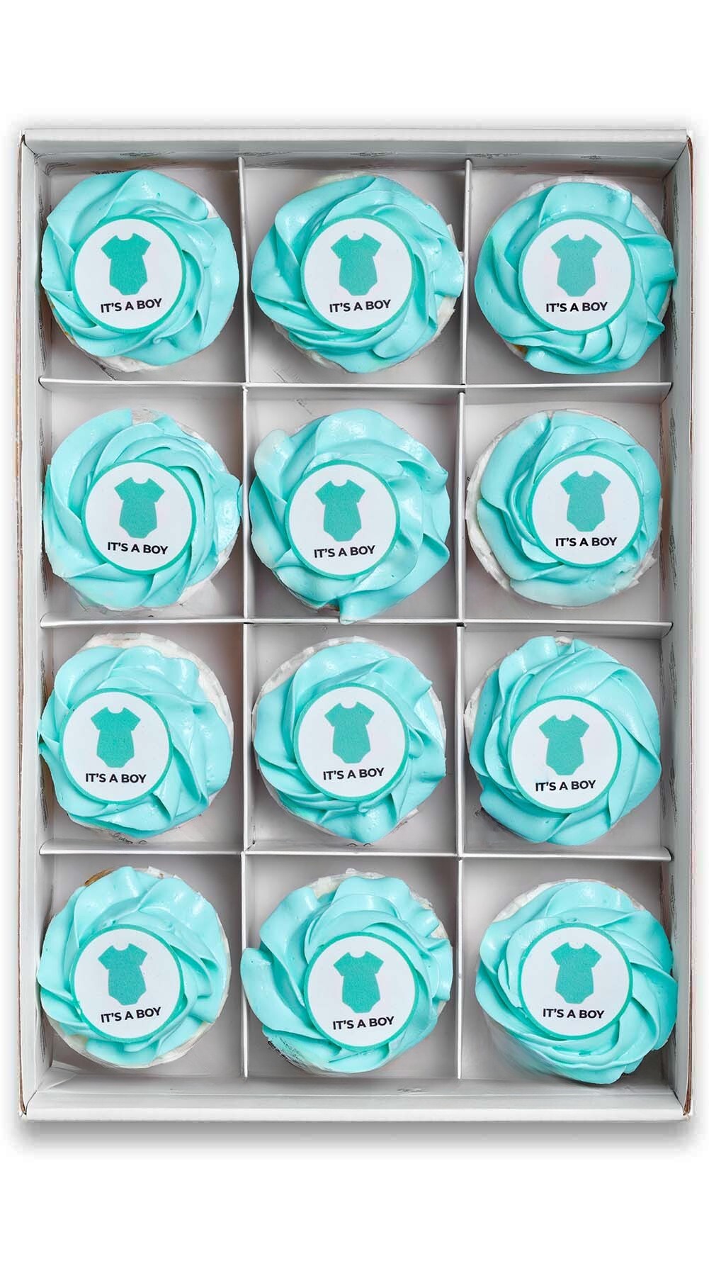 Сет голубых капкейков