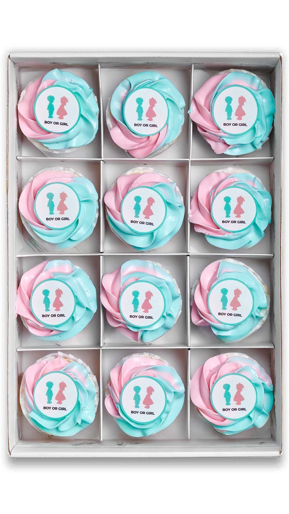 Сет капкейков гендер пати